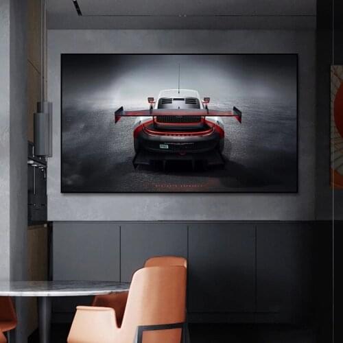 Racing Car Poster 911RSR Painting Canvas Print Nordic Home Decor Wall Art Picture For Living Room Decoration Frameless