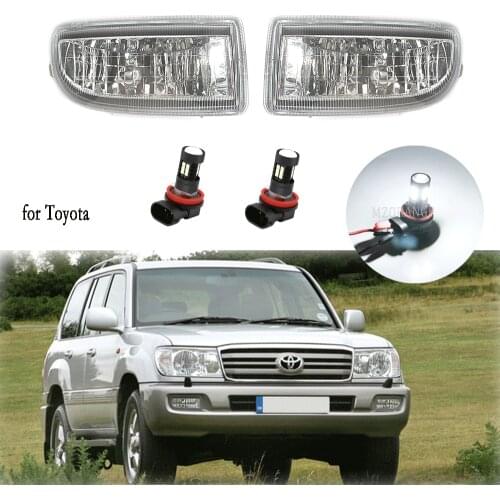 Fog Lights for Toyota for Land Cruiser 100 HDJ100 UZJ100 HZJ105 FZJ100 FZJ105 1998-2007 LED Fog light Headlight Driving Fog Lamp