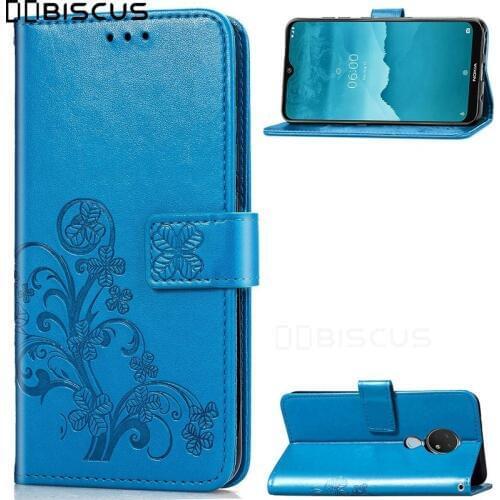 Luxury Flip Leather Wallet Soft TPU Silicone Case For Nokia 6.2 on Nokia 7.2 on Nokia6.2 on Nokia7.2 Cover