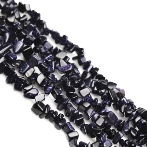 DIY handmade jewelry accessories beads loose beads beaded crystal blue sand semi-finished products wholesale