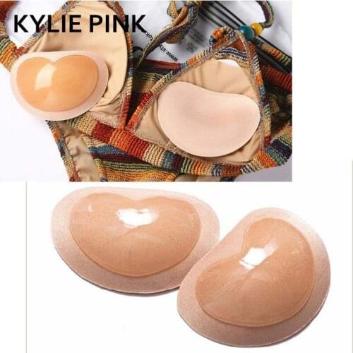KYLIE PINK Womens Breast Push Up Pads Swimsuit Accessories Silicone Bra Pad Nipple Cover Stickers Patch Inserts Sponge Bra