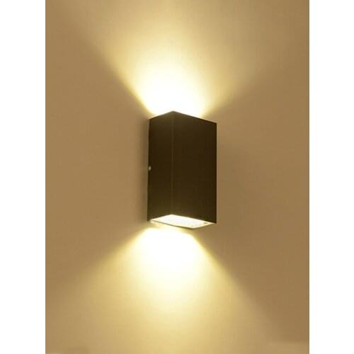 Thrisdar 10W Outdoor Garden LED Porch Light Aluminium Waterproof Wall Lamp Courtyard Corridor Balcony Sconce Light AC110V 220V