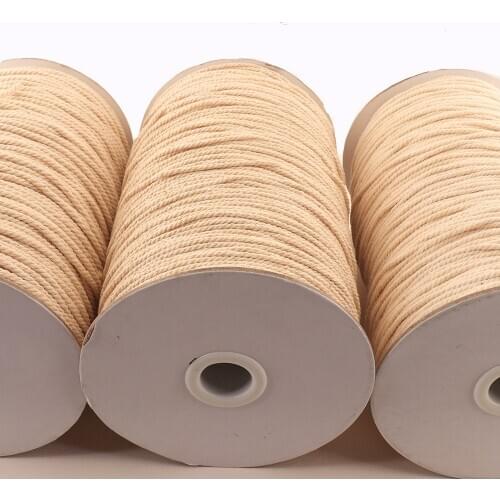 1.5/1.7/2 mm Natural hemp rope Wrapping Cords Natural color Thread DIY Handmade Tying Thread Macrame Cord Rope Gift Packing