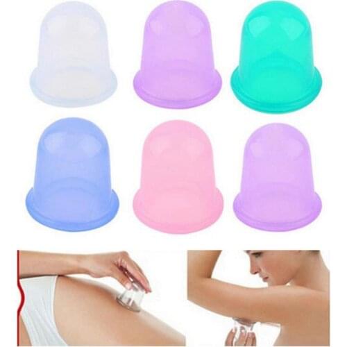 1 Pc Silicone Vacuum Back Massager Anti Cellulite Body Cupping Massage Therapy Cup Body Slimming Health Care
