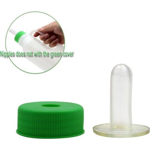 10 pcs Sheep Calf Silicone nipple Nipple Milk Drinking Nipple Transparent Fountains Animal weaning Drinker Bottle