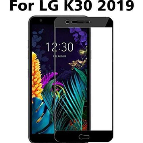 2PCS 3D Full Glue Tempered Glass For LG K30 2019 Full Screen Cover Screen Protector Film For LG K30 2019