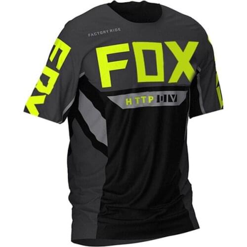 2021 Mens Downhill Jerseys HTTP Fox Mountain Bike MTB Shirts Offroad DH Motorcycle Jersey Motocross Sportwear Clothing FXR Bike