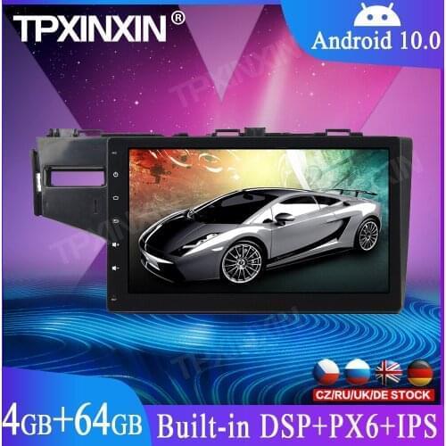 Android 10.0 Car No DVD Player GPS Navigation For Honda Fit 2014-2017 Multimedia Player Auto Radio Head Unit RHD Dashboard