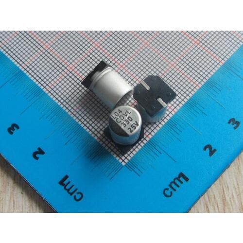 Free ship with track 50pcs/lot 330UF 25V SMD Aluminum Electrolytic Capacitor 25V 330UF 8*10.2MM electrolytic capacitor 330uf