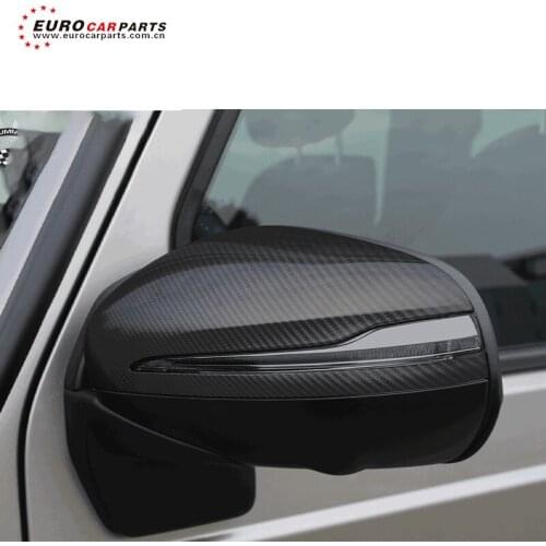 Gclass w464 w463a side mirror cover dry carbon fiber material back mirror cover fit for 2018-2021y tail light cover