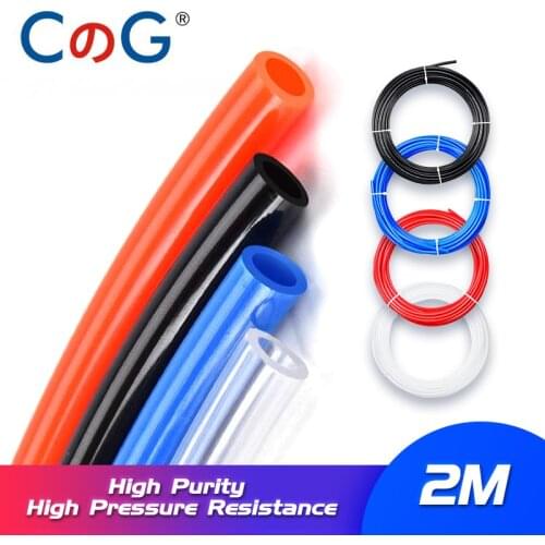 Quick-Release Hose 2M Pu Pipe 4 * 2.5/ 6 * 4 /8 * 5/10 * 6.5/12 * 8 /14 * 10/16 * 12/ Air Compressor hose Pneumatic Tube