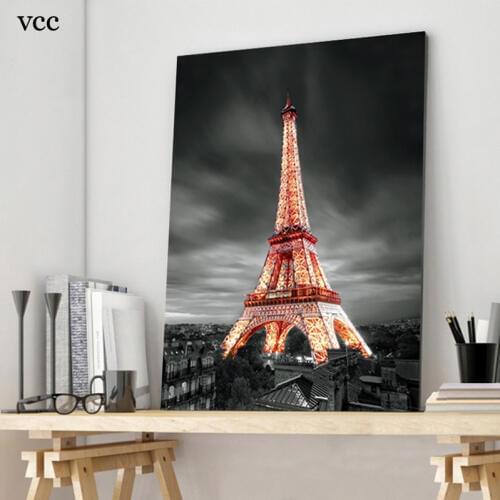 Decorative Painting Paris Eiffel Tower Picture Canvas Prints,Wall Art Canvas Painting,Wall Pictures For Living Room,Home Decor