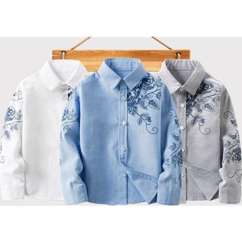 Childrens clothes boy long sleeve shirt Korean version