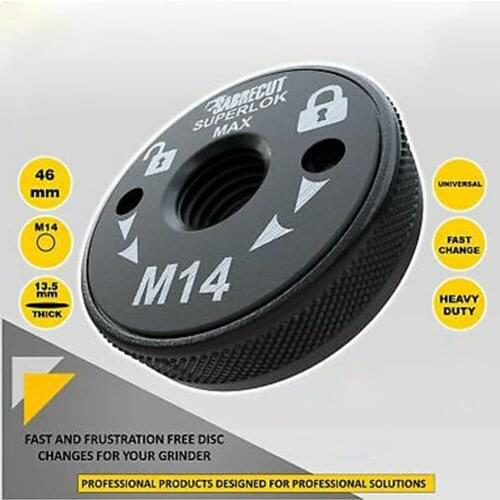 Flange Nut M14 Quick Change Release Angle Grinder Flange Locking Nut Screw For Bosch Metabo