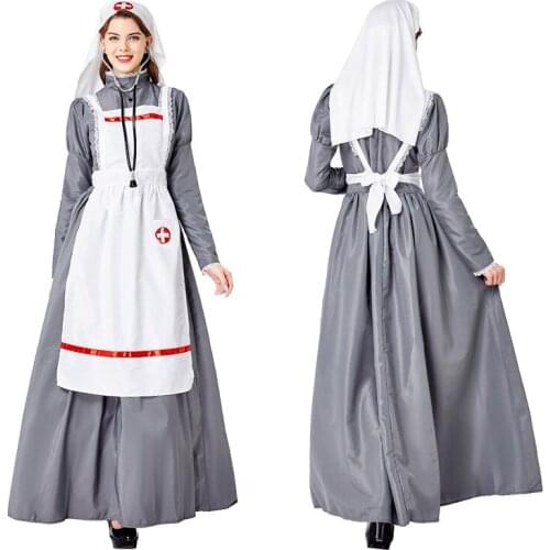 Halloween New Nun Dress Church Dress Nurse Dress Jesus Cosplay Stage Costume