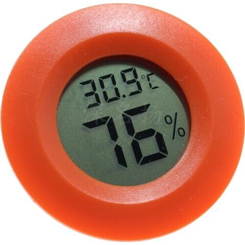 Round Thermometer Humidity Hygrometer Accurate Measure For Reptile Tank