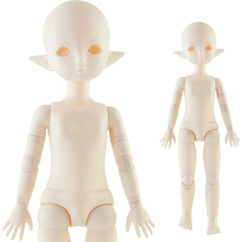 28cm Elf Doll 1/6 Bjd Doll Nude Body Normal Skin Diy Toys for Children Girls Gift