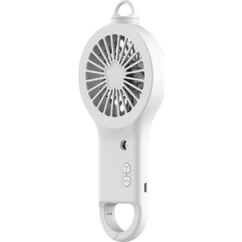 Mini Handheld USB Fan Portable Handy Spray Fan with Flexible Clip Hanging Hole Portable Mini Spray Fan USB Rechargeable N0PF