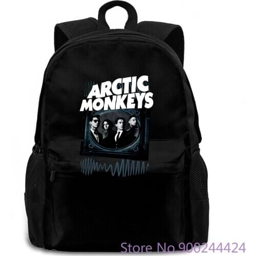 ARCTIC MONKEYS CLASSIC RETRO VINTAGE PRINT INDIE POST PUNK ROCK BAND Hipster Mens women men backpack laptop travel school