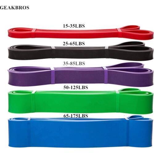 Set of Fitness Band Rubber Resistance Band Gym Equipment Expander Workout Rope Exercises Crossfit Pull Up Strengthen Muscles
