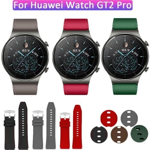 Leather Original Strap For Huawei Watch GT 2 Pro Band Replacement Wrist Strap Bracelet For Huawei GT2 Pro SmartWatch Accessories
