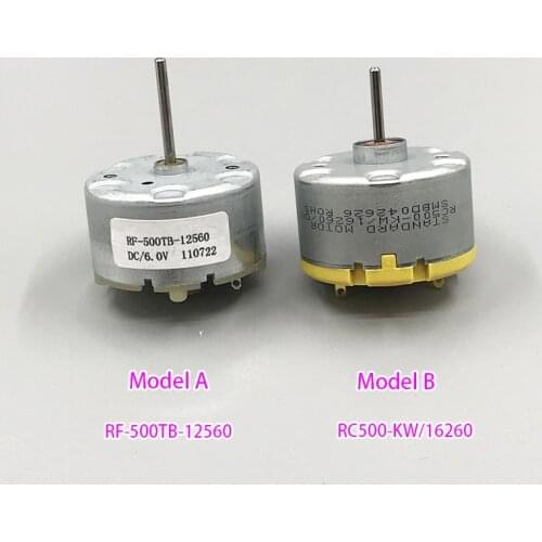 RF-500TB-12560/ RC500-KW/16260 Motor DC 12V Micro Round 32mm Diameter Spindle Engine Long Shaft