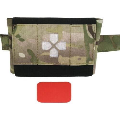 TC0162 Outdoor multifunctional tactical vest sub bag first aid kit Emergency medical utility bag BK/MC