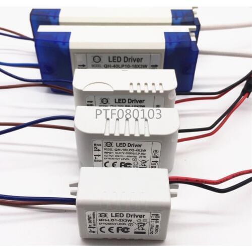 High PF Constant Current LED Driver 600mA 3W 10W 20W 30W 40W 50W 60W1-2x3w 6-10x3w 10-18x3w 18-30x3W Lamp Lighting Transformers