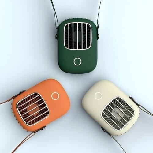 Car Fan Cool Air Portable Fan Hanging Neck Travel Outdoor Portable Automotive Supplies Usb Chargeable Summer