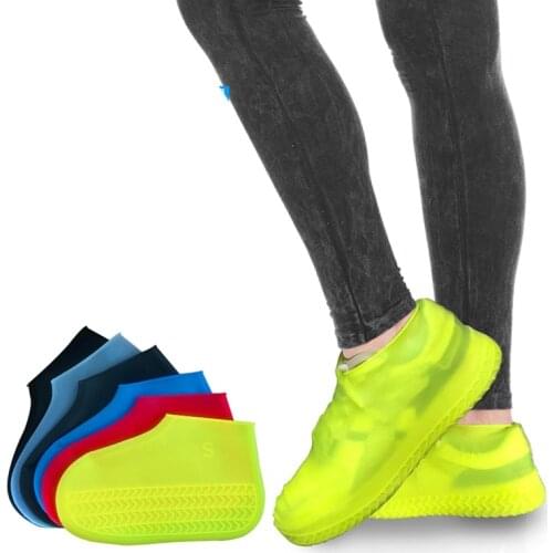 Boots Waterproof Shoe Cover Silicone Material Unisex Shoes Protectors Rain Boots for Indoor Outdoor Rainy Days Reusable S/M/L