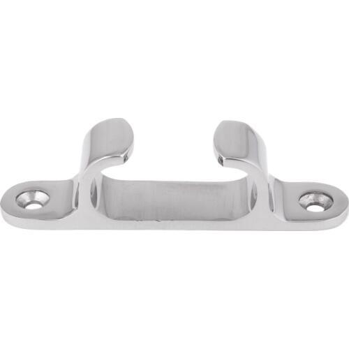 2 X Marine Straight Bow Chock Stainless Steel For Boat 6" 150 Mm