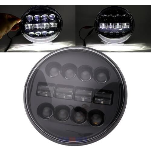 7 inch LED Headlight LED Light Bulbs For Street Glide Fat Boy Heritage Softail Road King CVO Electra Glide Motorcycle Headlamp