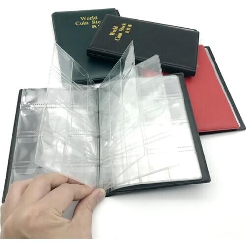 120 Pockets Money Collecting Storage Coin Holder Collector Album Book