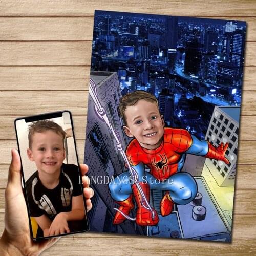Disney 5d Diy Diamond Painting Marvel Spider Man Custom Diamond Mosaic Embroidery Custom Personalized Cross Stitch Home Decor