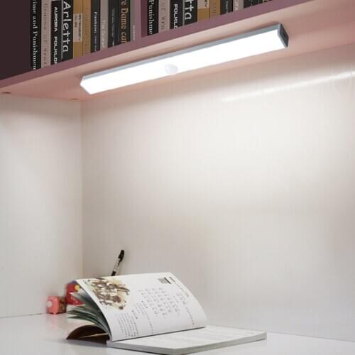 Wireless LED Under Cabinet Light Motion Sensor Lamp for Wardrobe Cupboard Closet Kitchen Lighting Night Lamp