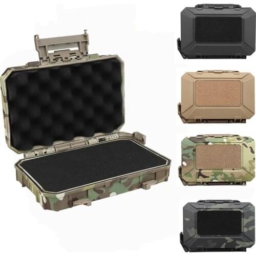 Safety Tactical Shockproof Case Box Waterproof Toolbox Airtight Instrument Case With Foam Lockable Camping Outdoor Storage Box