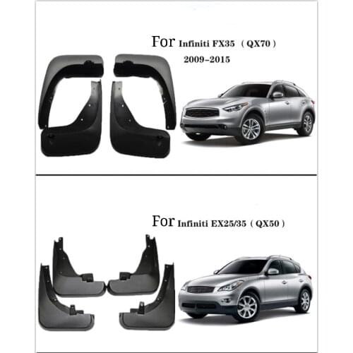 For Infiniti QX50 EX25 35 FX35 QX70 2009-2015High-quality mudguard,anti-splash, anti-fouling,water flap,mudguard,car Accessories