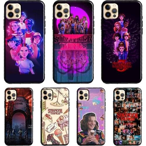 Stranger Things TV Case For iPhone 12 Pro Max mini XR X XS 7 8 Plus SE 2020 11 Pro Max Back Cover Shell