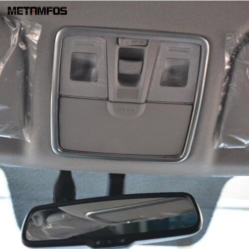 For Hyundai Cantus Creta ix25 2014-2018 2019 Matte Front Rear Reading Light Lamp Cover Trim Decoration Interior Car Accessories