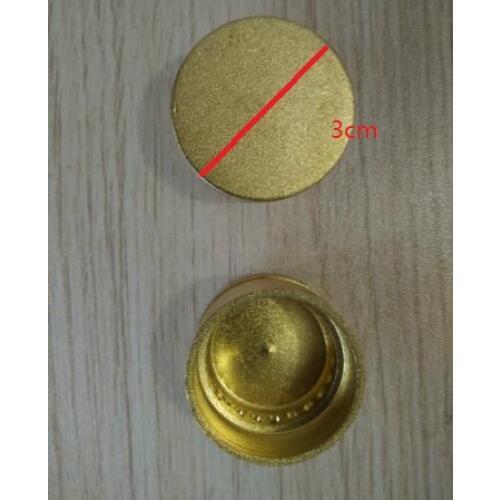 Cooktop Parts brass gas burner small fire cover cap 2X2.6CM