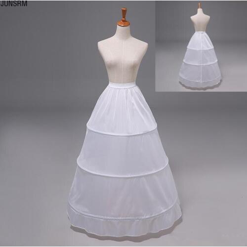 Hot Sale 1 Layers 3 Hoops Cheap Crinoline Wedding Petticoat Bridal Underskirt For Bride Bridal Accessories Free Shipping
