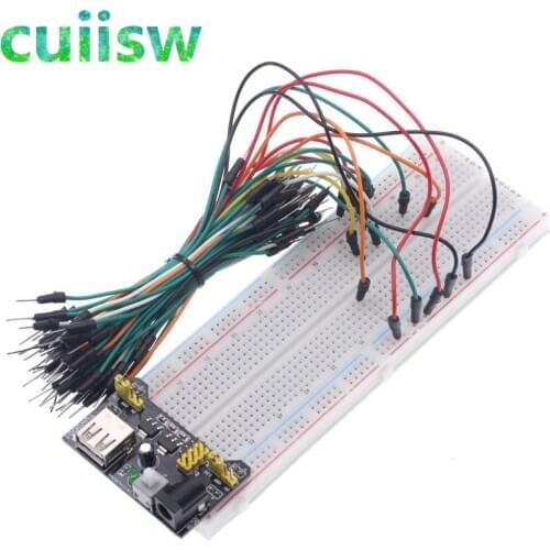 MB-102 MB102 Breadboard 830 Point Solderless PCB Bread Board Test Develop DIY