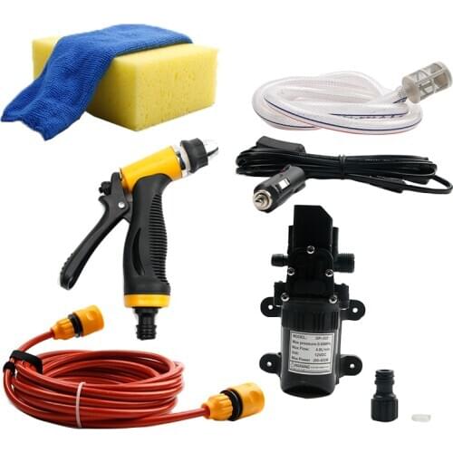 12V Car Washer Pump High Pressure Car Wash Cleaner Car Care Portable Washing Machine Electric Clean Auto Device Auto Washer Gun