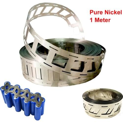 1 Meter Nickel Strip 2P 0.15mm Battery Pure Nickel For Spot Welder Machine Welding 18650 Lithium Connector Tape Pure Nickel Belt