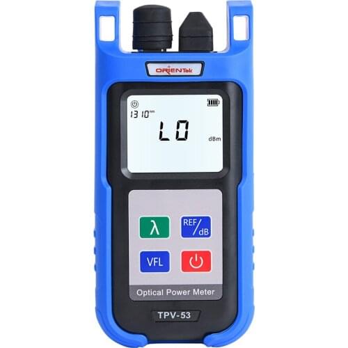 Orientek TPV-53 VFL Portable All-In-One Fiber Optic Power Meter With 10km Laser Source Visual Fault Locator