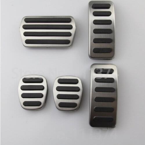 Stainless Steel Gas Brake Pedal For VOLVO XC40 2018 2019 2020 Accelerator AT/MT Non-Slip pedals kit Accessories