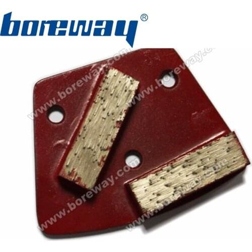 Supply Concrete Floor Grinding Pad with 2 Segments 3*M16 Free Shipping