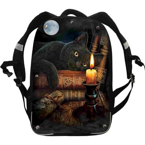 The Witching Hour Backpack FNAF UT Wolf Animal For Women Men Boys Girls Teenager School Bags Mochila Box Lunch Pencil Case