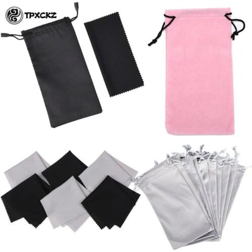 Chamois Glasses Cleaner Microfiber Glasses Cleaning Cloth For Lens Phone Screen Cleaning Wipes High Quality Cloth Bag