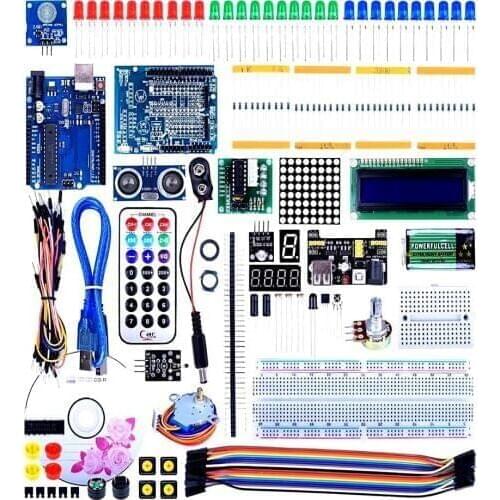 For UNO R3 Project Super Starter Kit with Free Tutorial for Arduino,Complete Robotics Sensor Kit wholesale with box